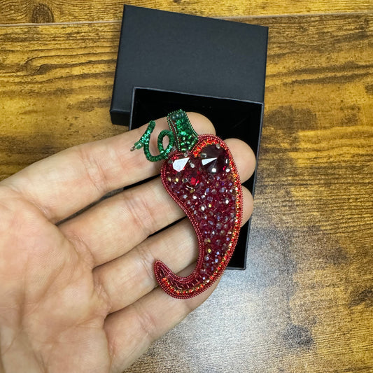 Pepper brooch