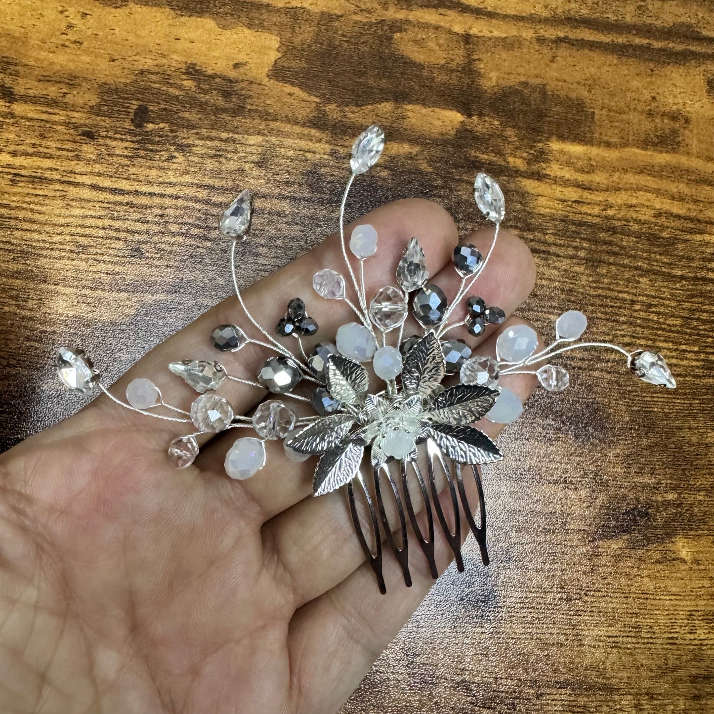 Silver hair accessory