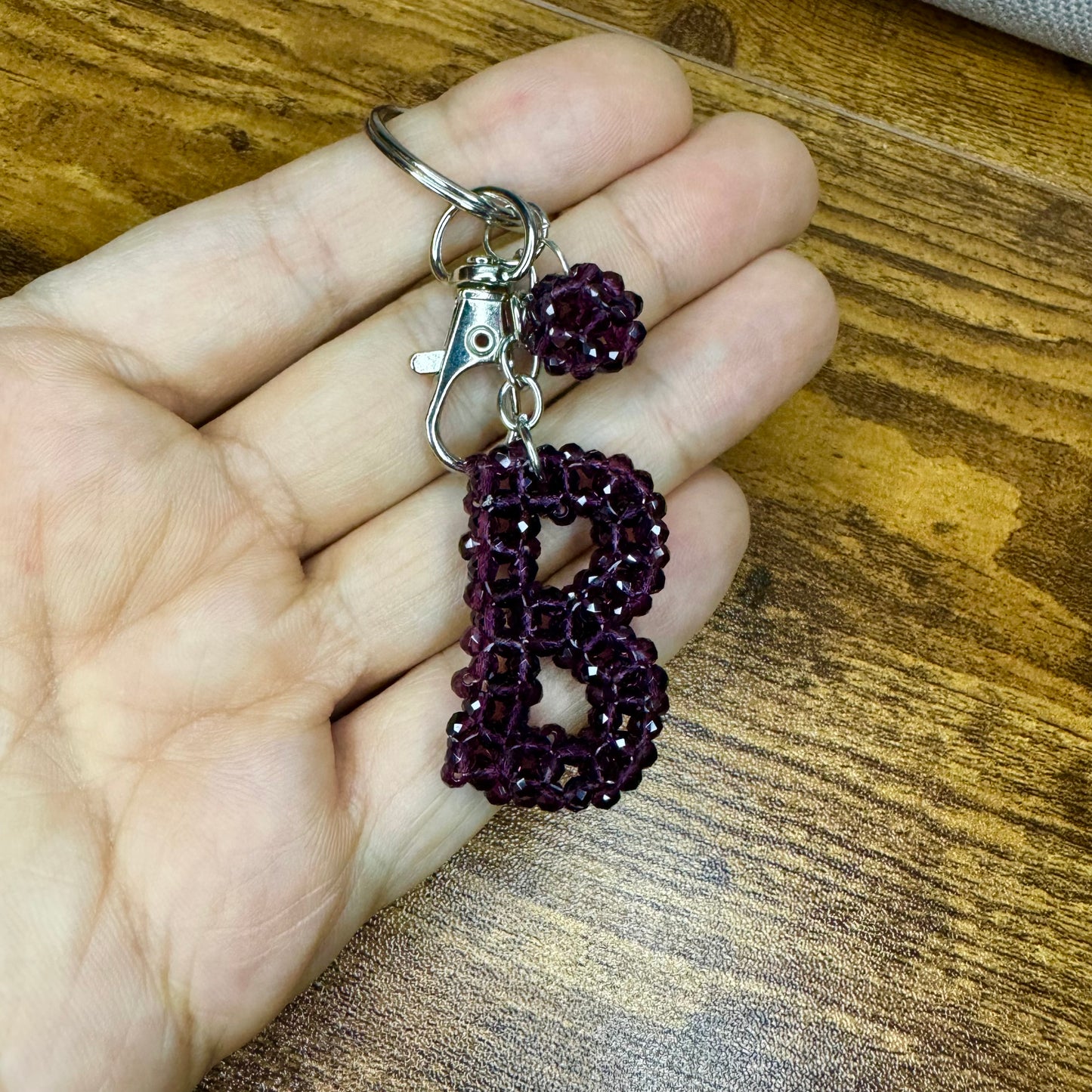 Letter keychains