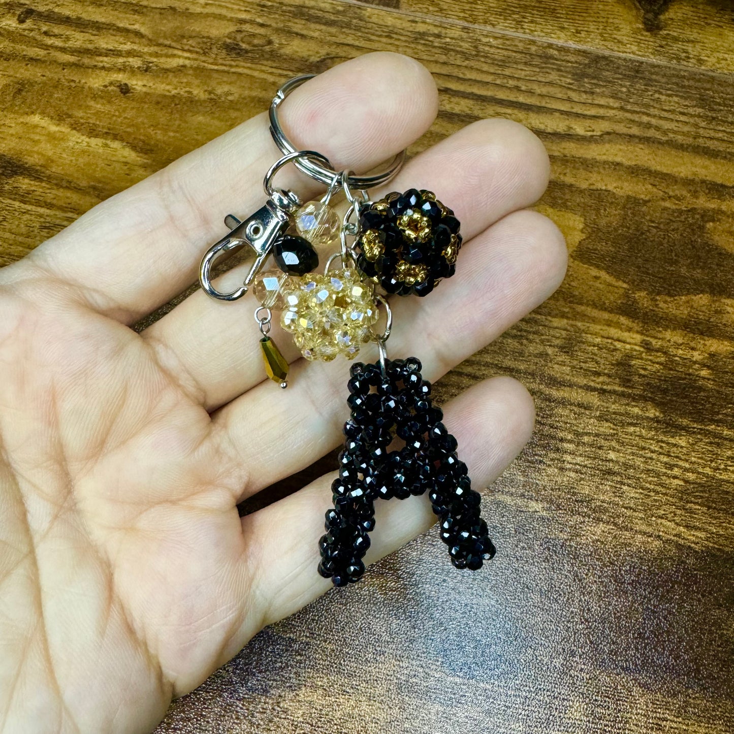 Letter keychains