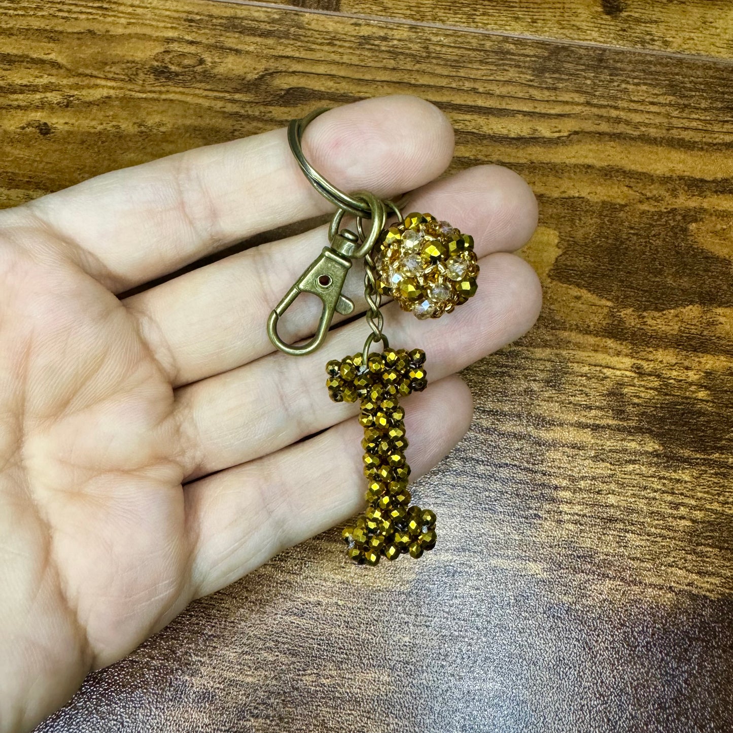 Letter keychains