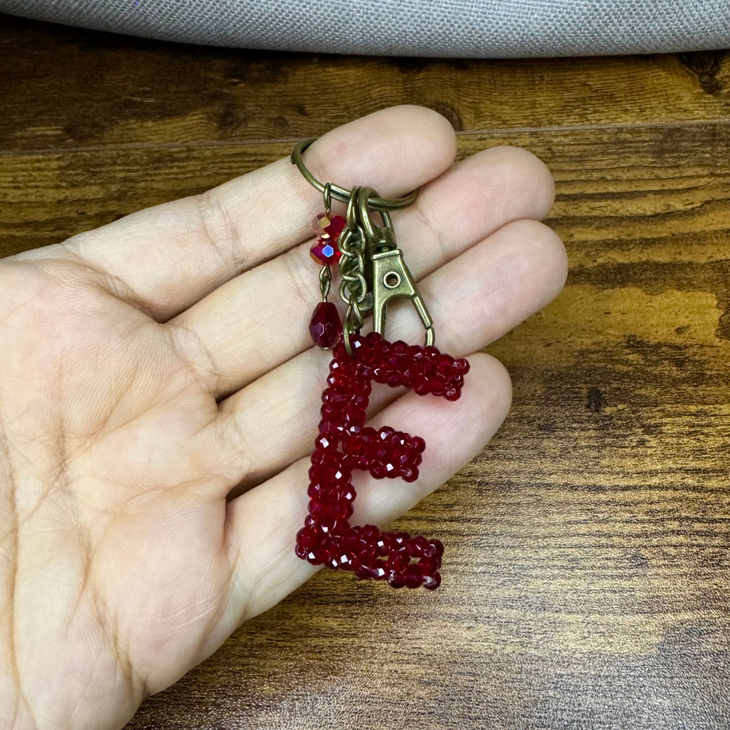 Letter keychains